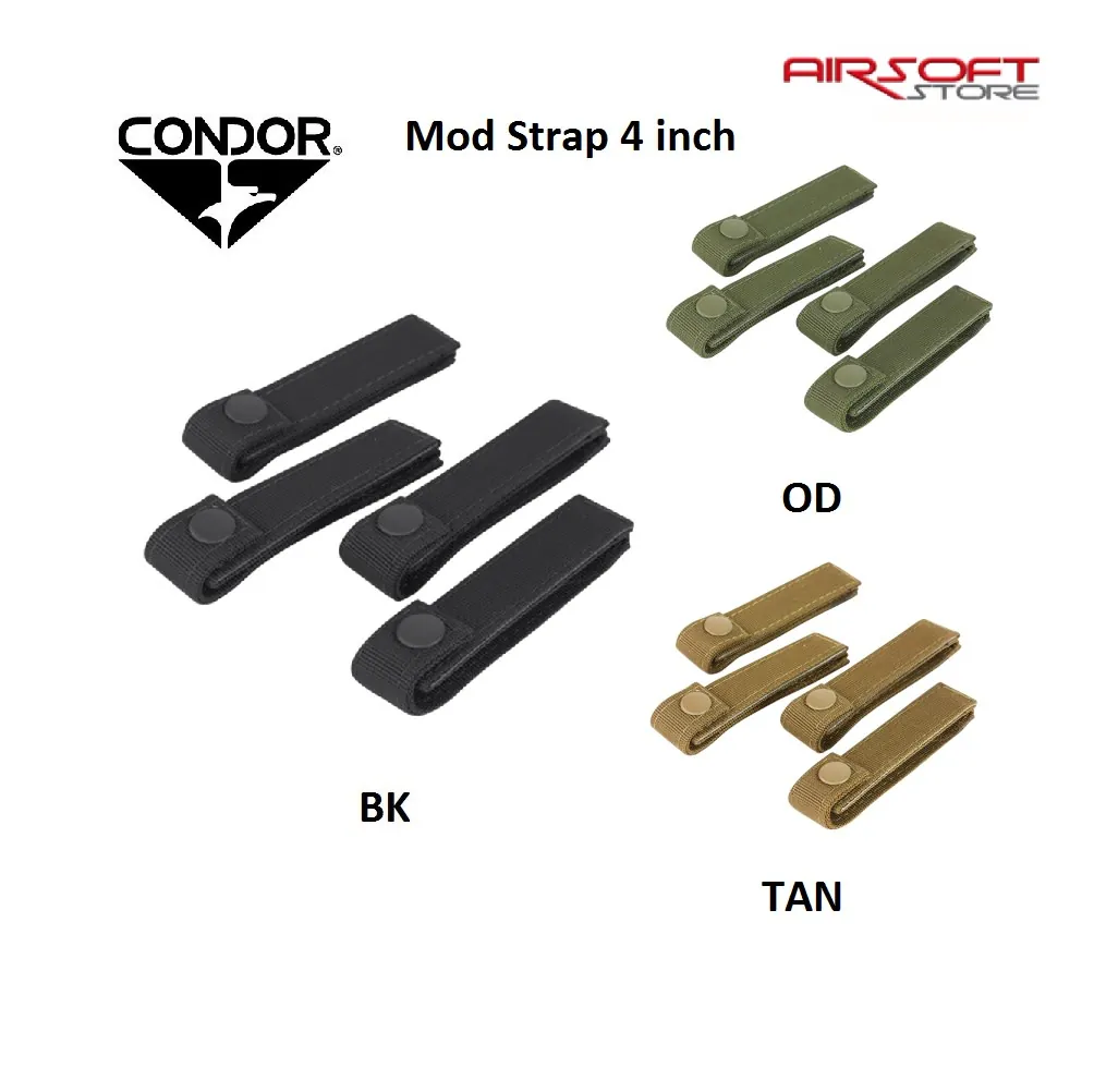 [2100000015306] Mod Strap 4 Inch (Black)