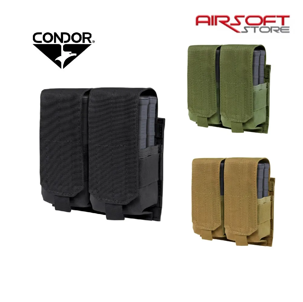 [2100000015337] Double M14 Mag Pouch (Black)