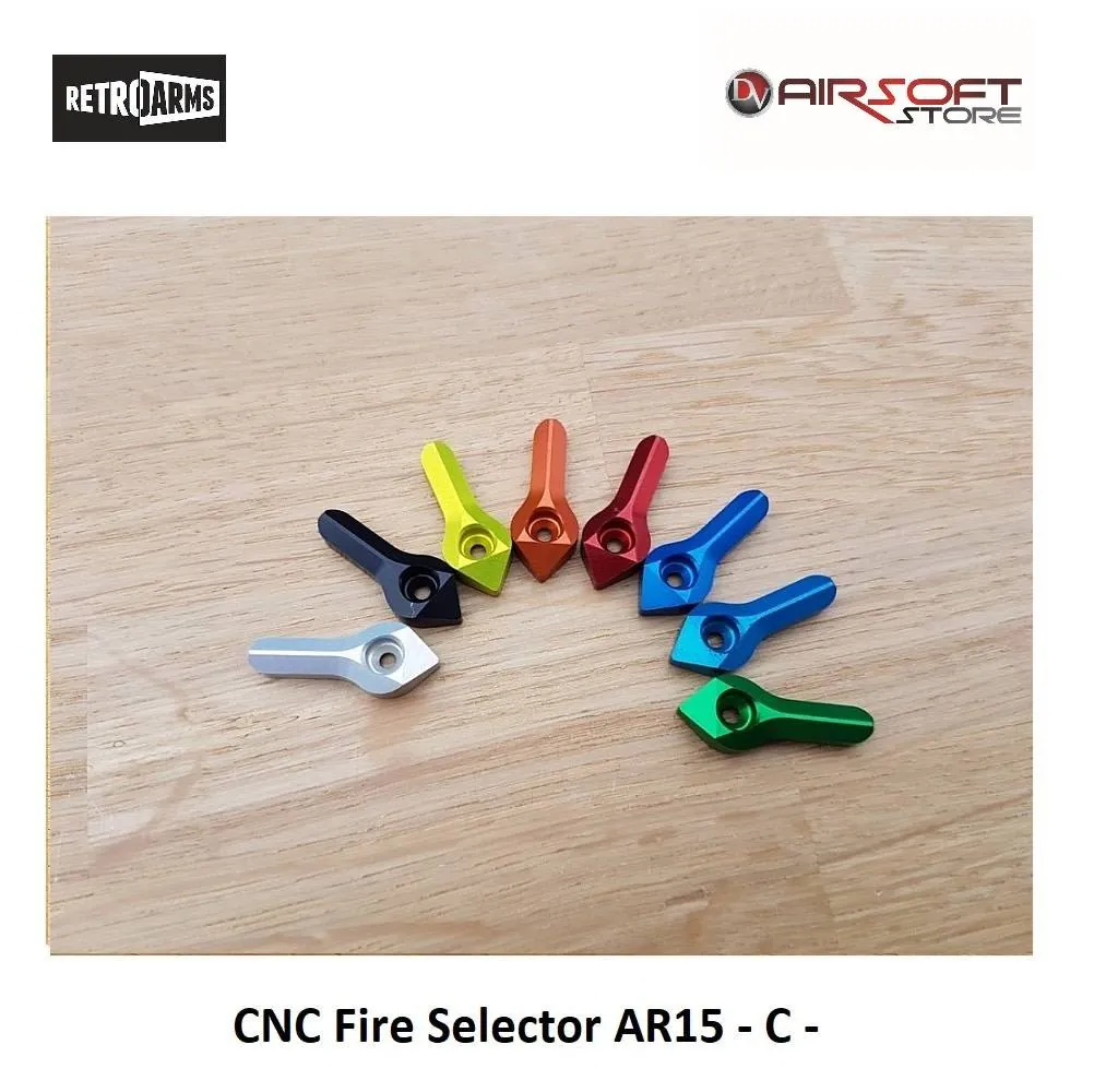 [2100000024926] CNC Fire Selector AR15 - C - (Silver)