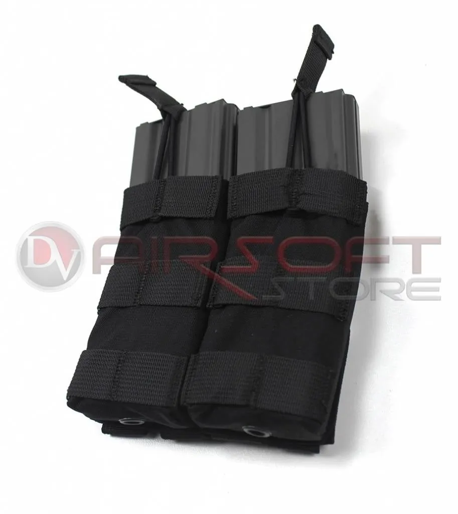 Double Open Top  5.56 Mag Pouch - BL