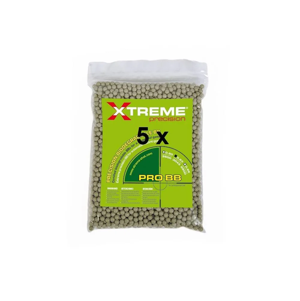 [2100000007431] Xtreme 0.23g BB biodegradable (5 bag x 700gr)