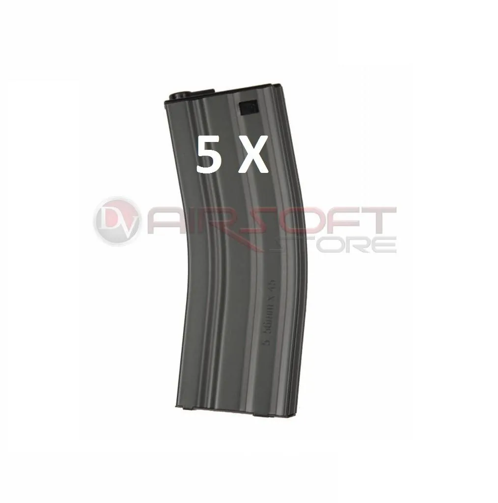 [2100000007806] G&G Magazine Hi-Cap - 450rds - Grey - Box of 5