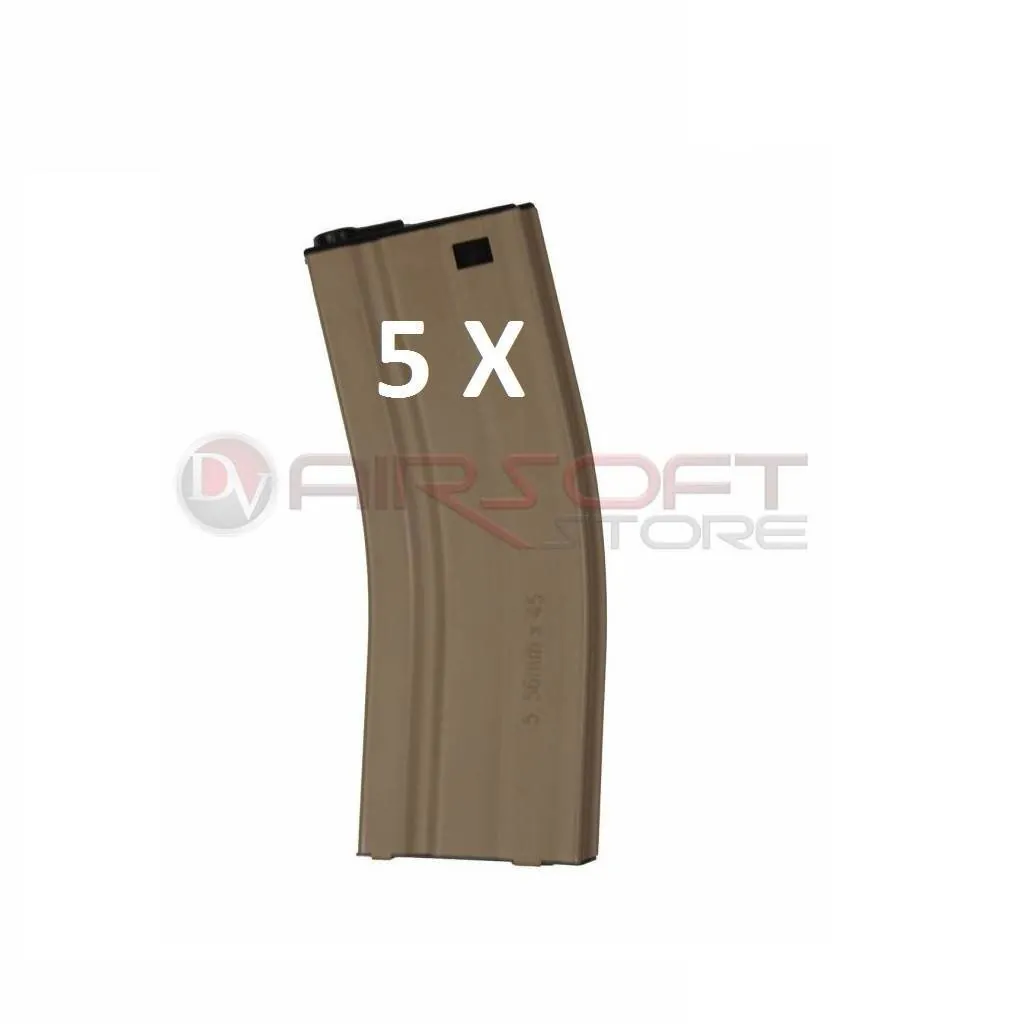 [2100000007813] G&G Magazine Hi-Cap - 450rds - TAN - Box of 5