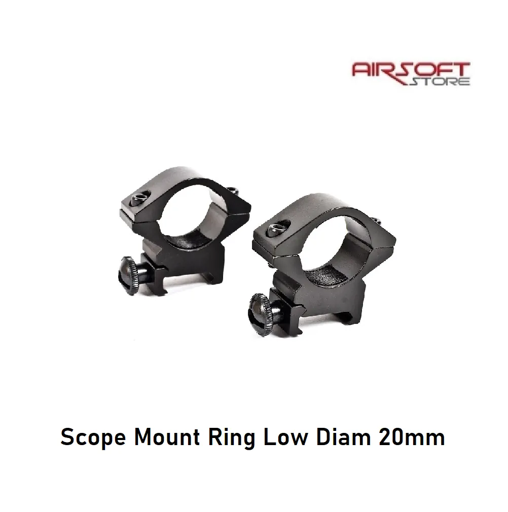 [2100000009381] Scope Mount Ring Low diam 20mm
