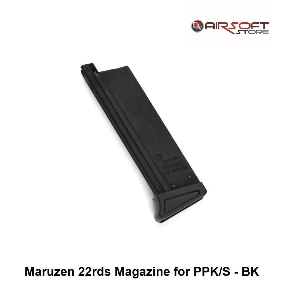 Maruzen 22rds Magazine for PPK/S - BK