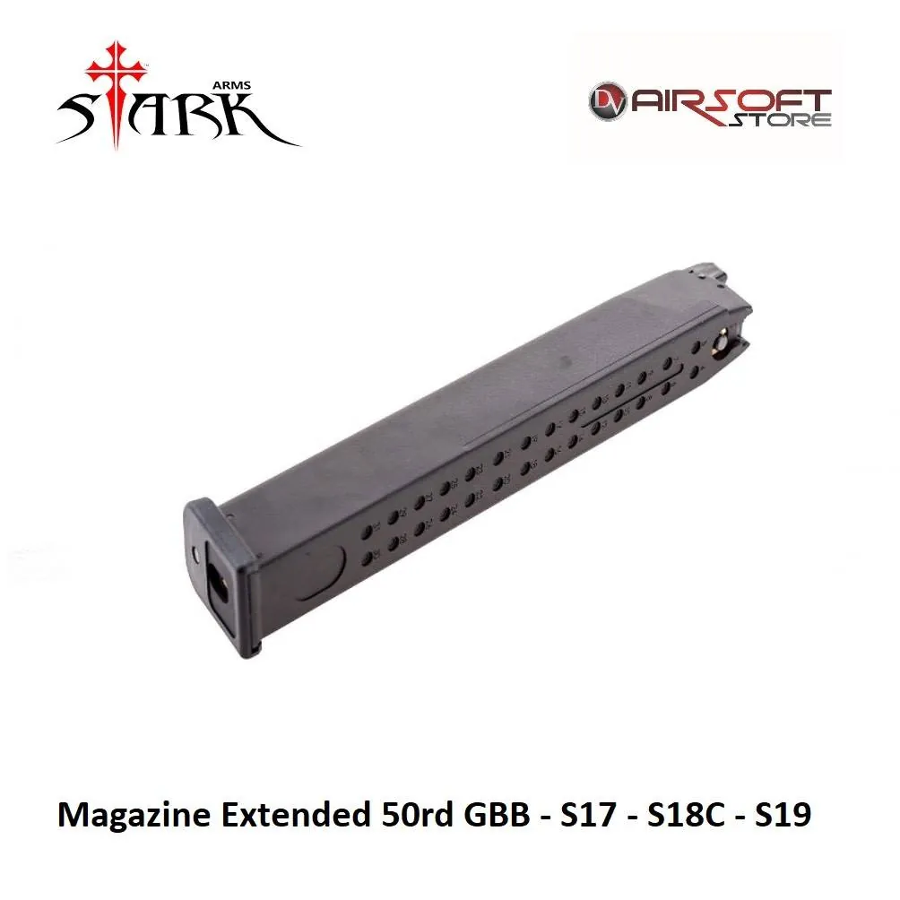 [2100000012480] Magazine Extended 50rd GBB - S17 - S18C - S19