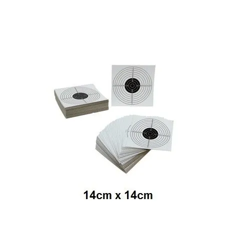 Target card 14x14 - 100pcs