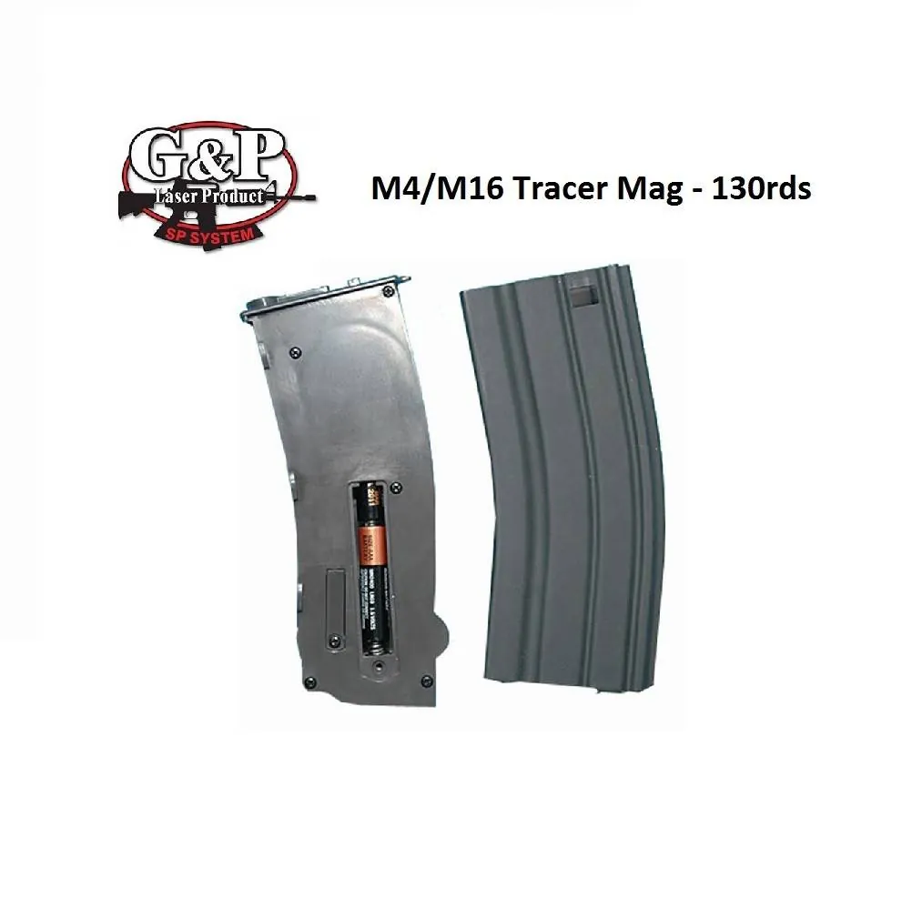 Tracer Magazine For M4 130rds - Grey