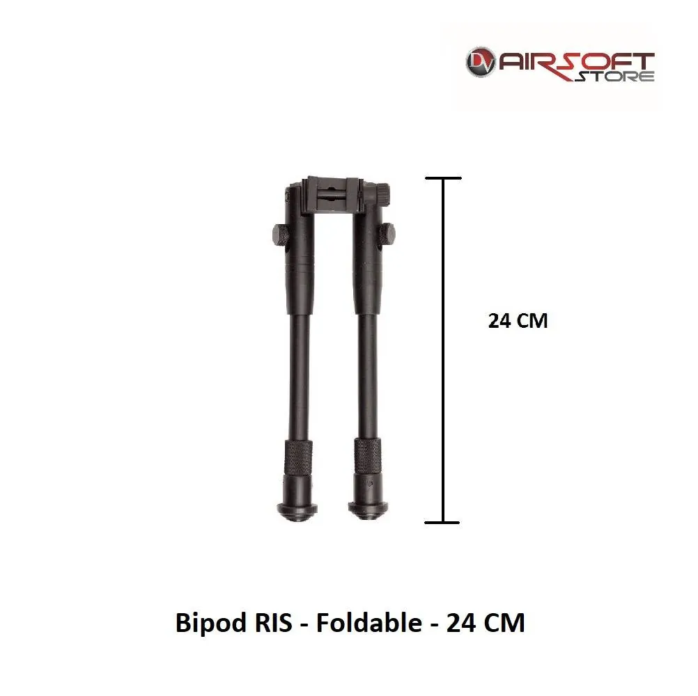 [2100000013876] Bipod RIS - Foldable - 24 CM