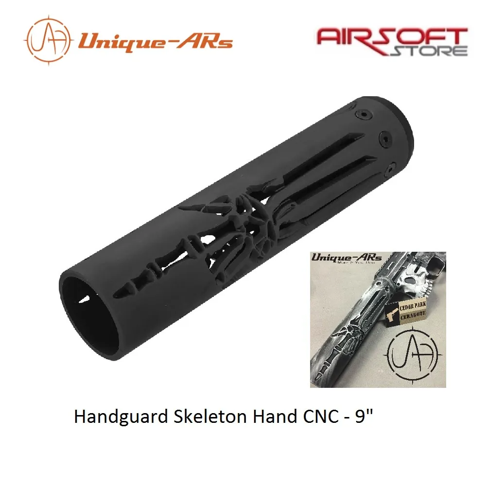 [2100000016693] Handguard Skeleton Hand CNC - 9"
