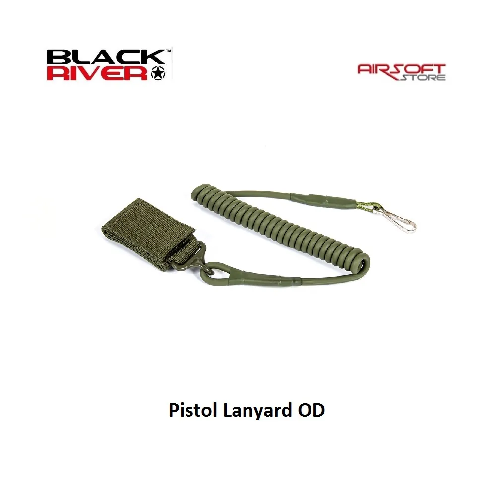 [2100000019519] Pistol Lanyard OD