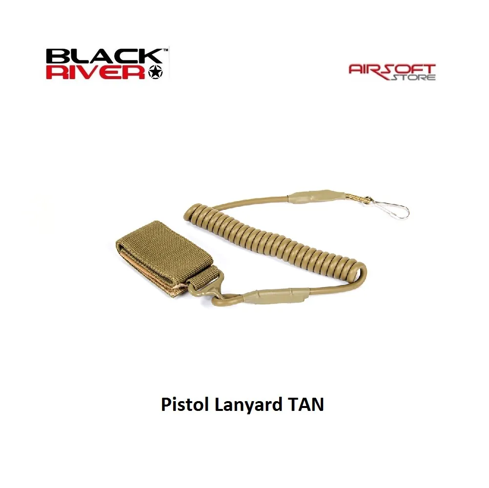 [2100000019526] Pistol Lanyard TAN