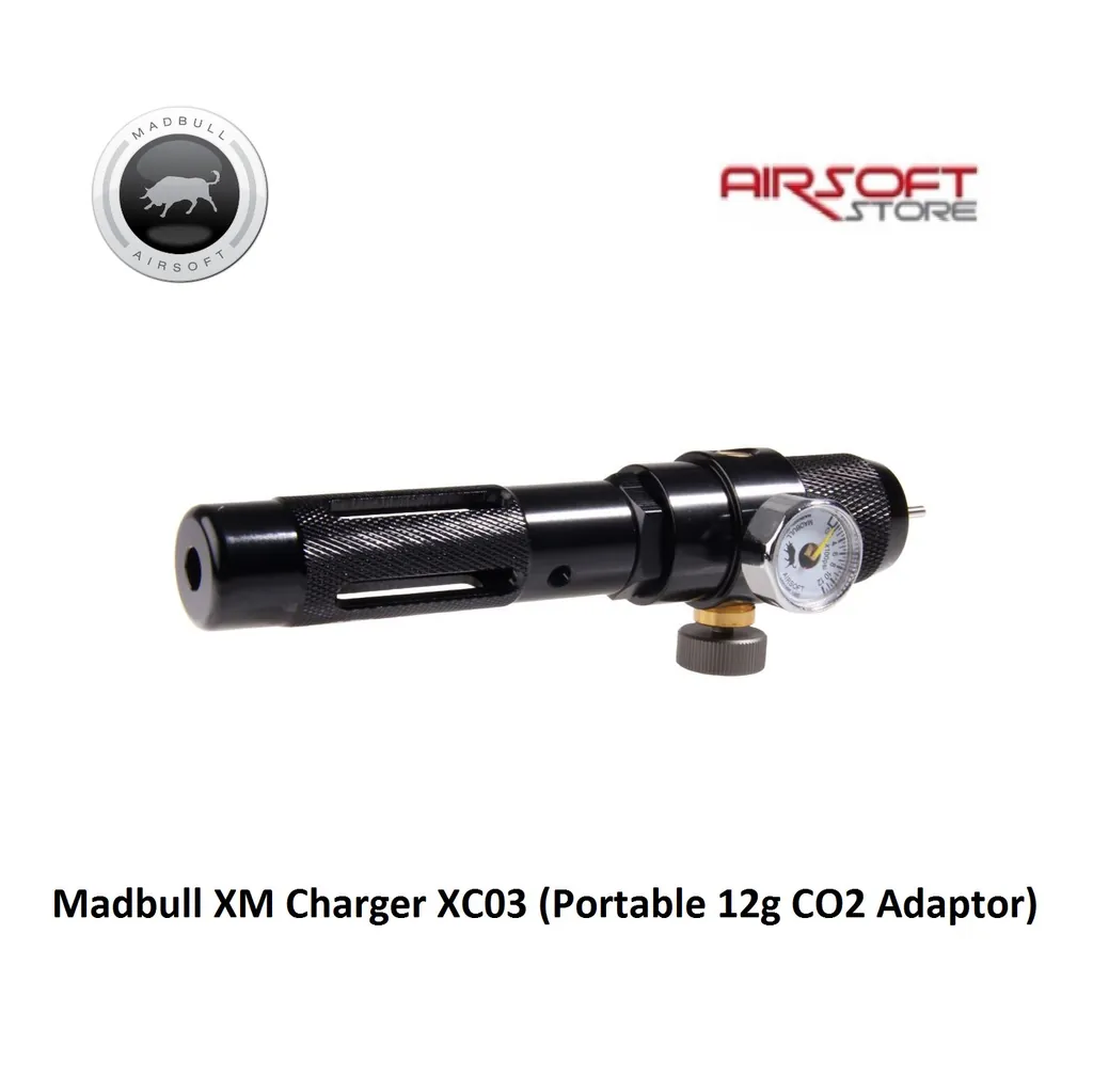 [2100000021260] Madbull XM Charger XC03 (Portable 12g CO2 Adaptor)