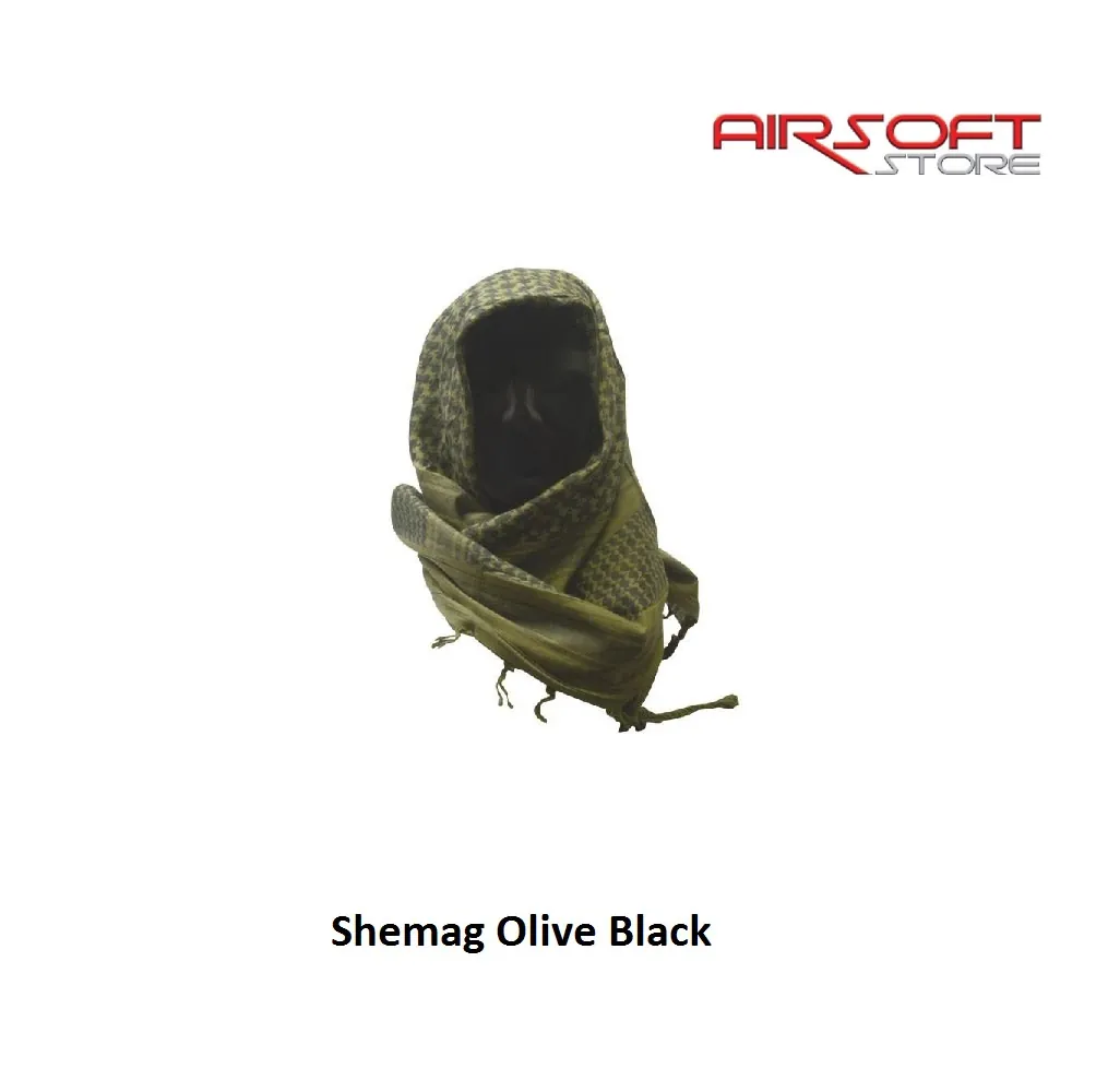 Shemag Olive Green - Black