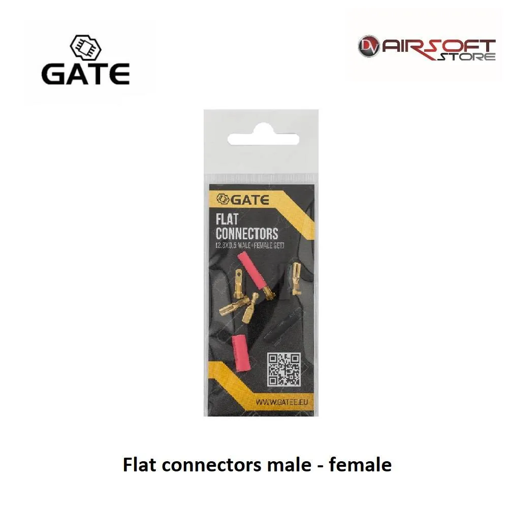 [2100000027828] Flat connectors male - female