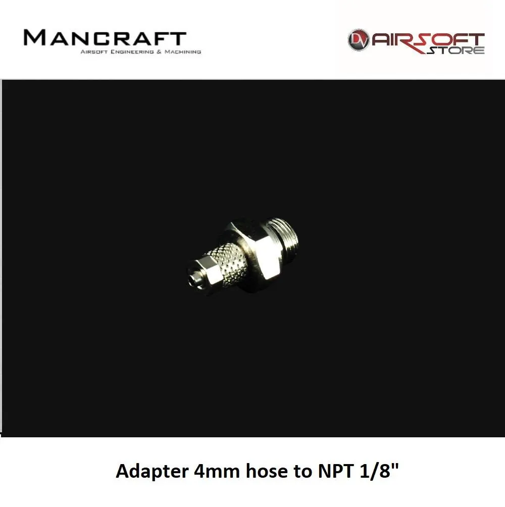 [2100000027941] Adapter 4mm hose to NPT 1/8"