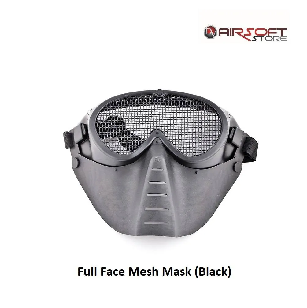 Full Face Mesh Mask (Black)