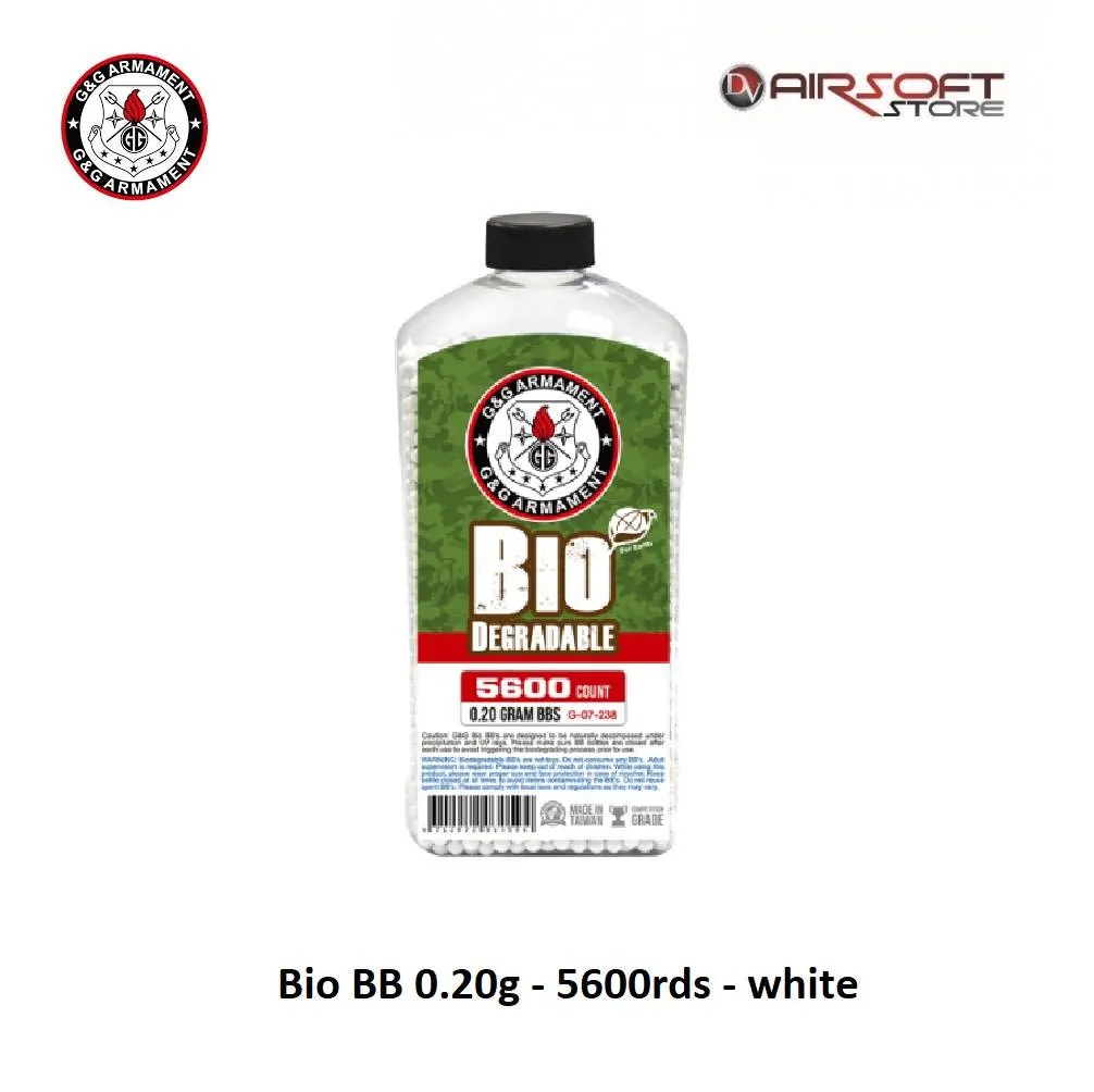 [2100000029709] Bio BB 0.20g - 5600rds - white