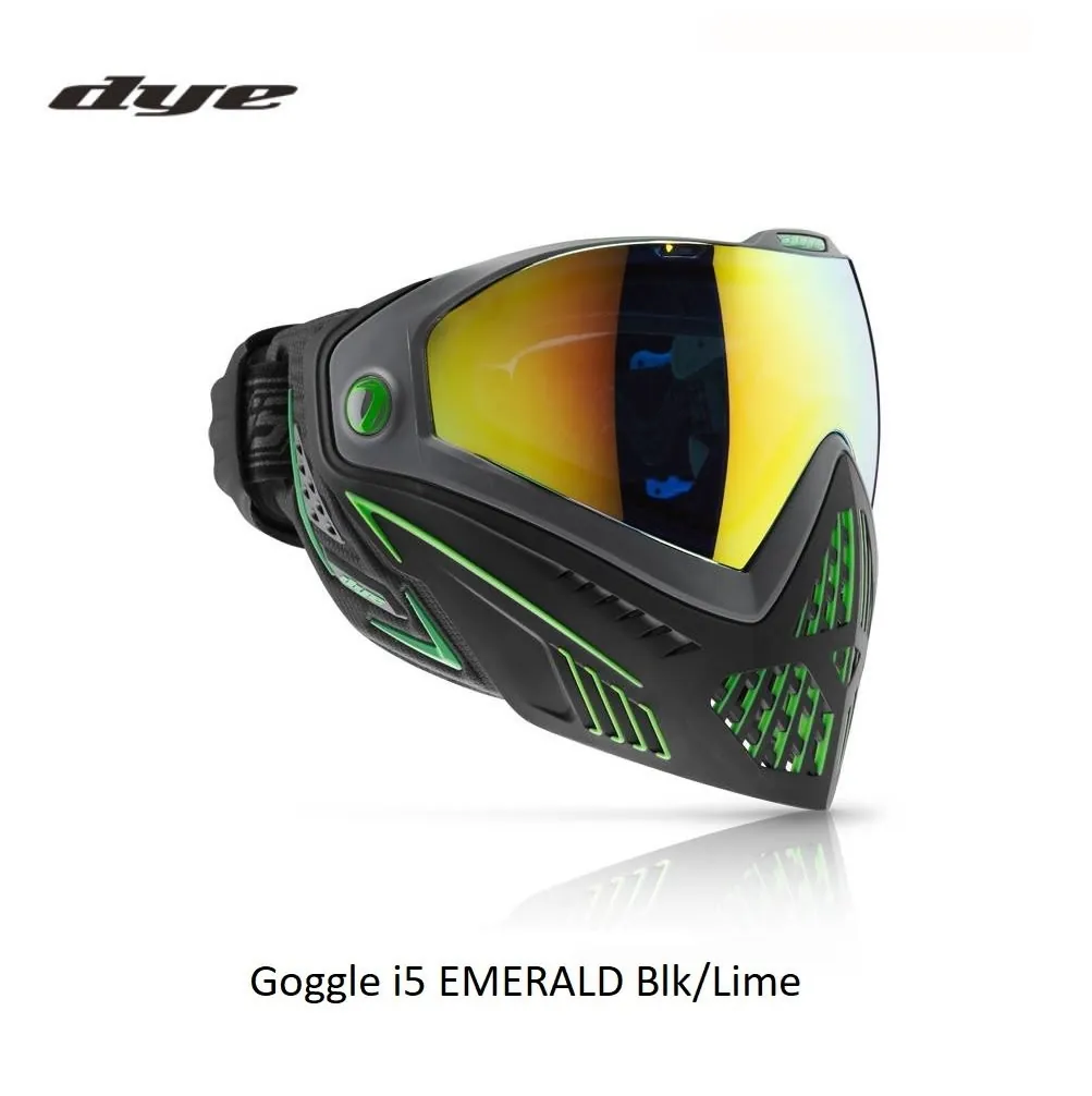 [2100000030927] Goggle i5 EMERALD Blk/Lime 2.0