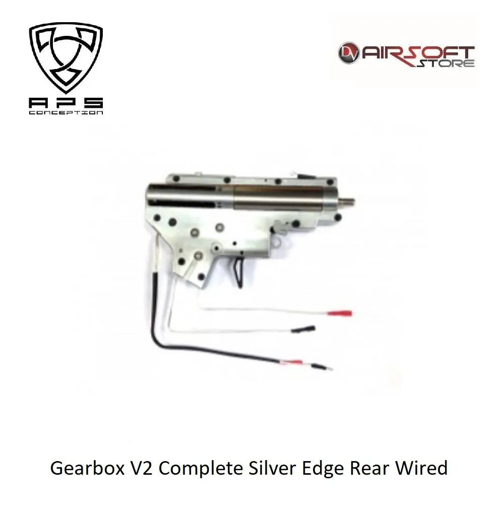 [2100000030989] Gearbox V2 Complete Silver Edge Rear Wired