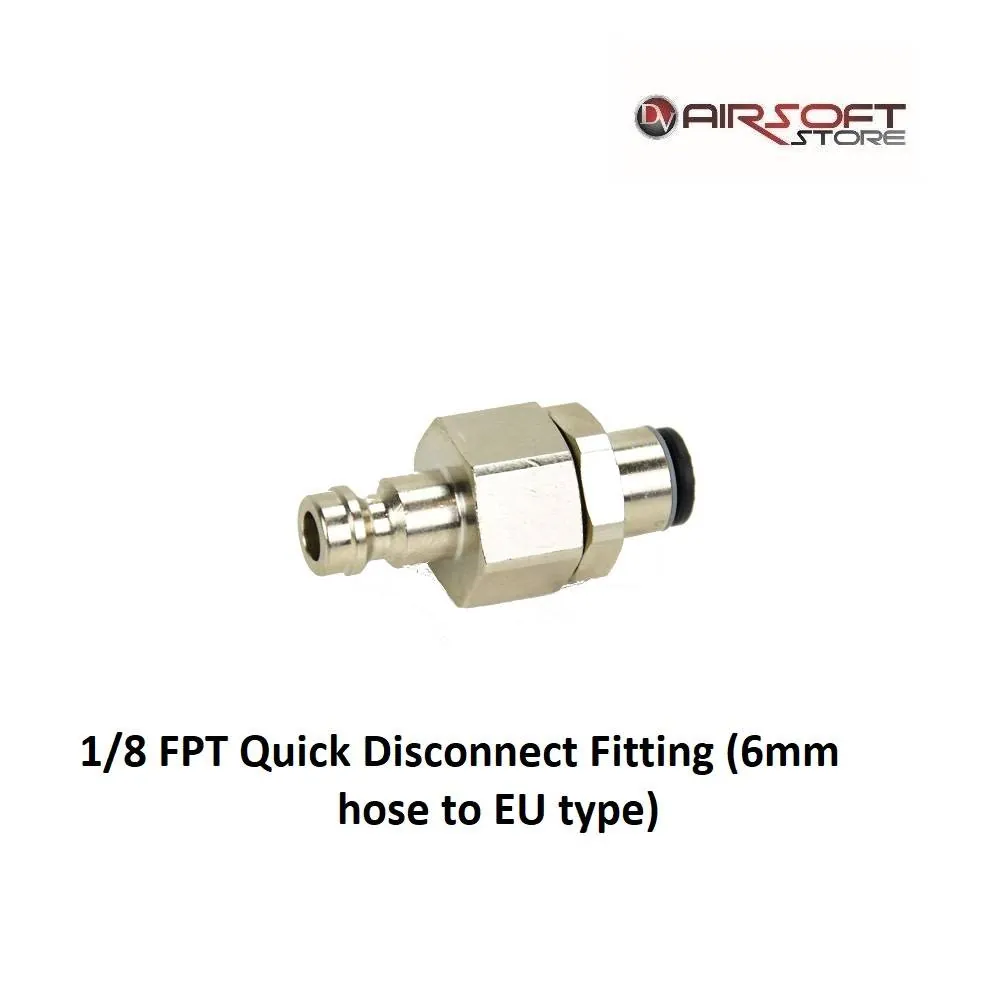 [2100000031450] 1/8 FPT Quick Disconnect Fitting (6mm hose to EU type)
