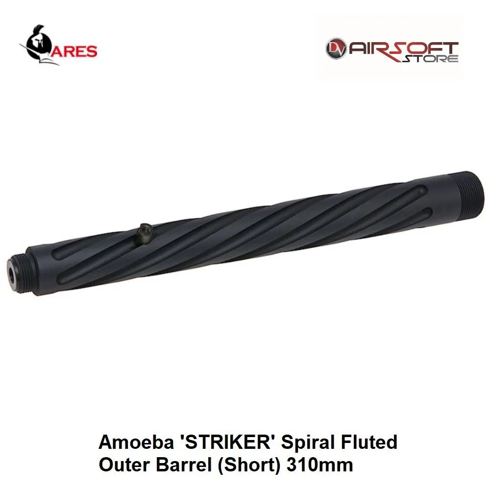 [2100000031658] Amoeba 'STRIKER' Spiral Fluted Outer Barrel (Short) 310mm
