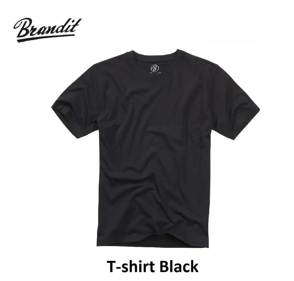 [2100000038336] T-shirt Black (S)