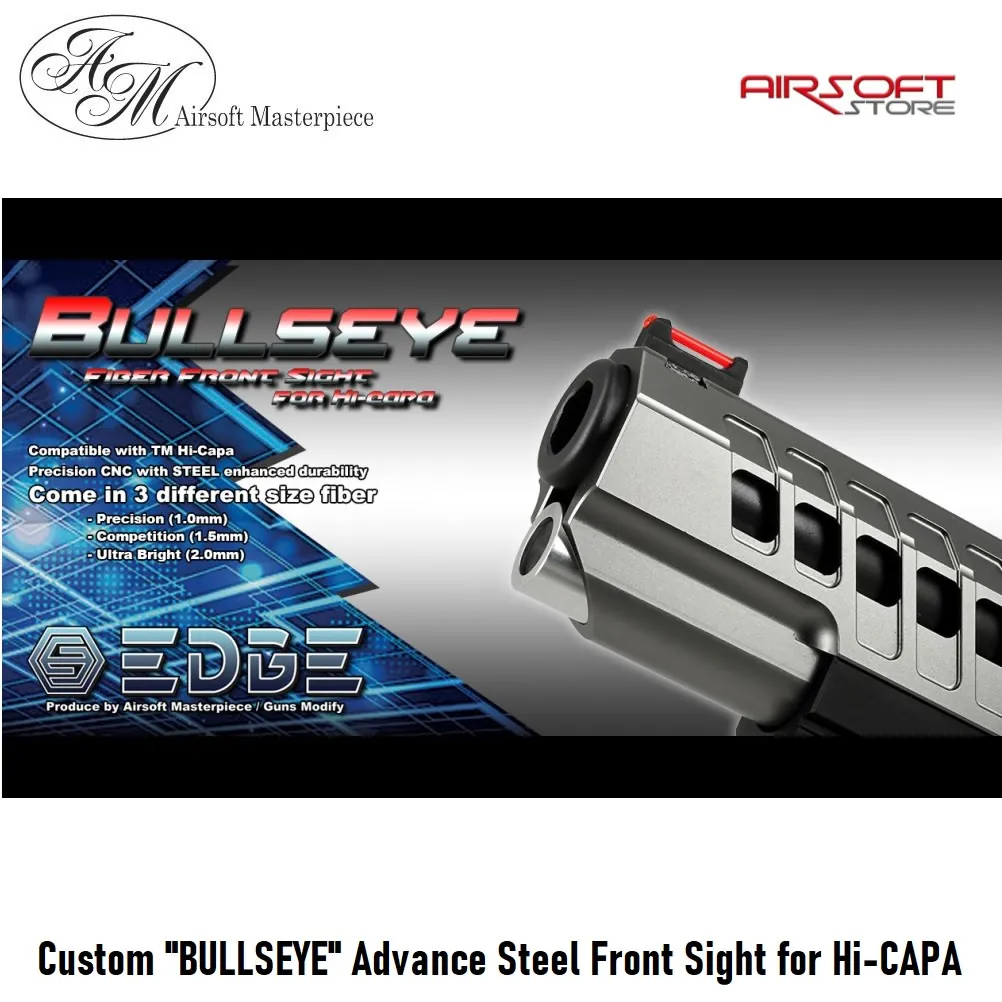 "BULLSEYE" Adv Steel Front Sight for Hi-CAPA