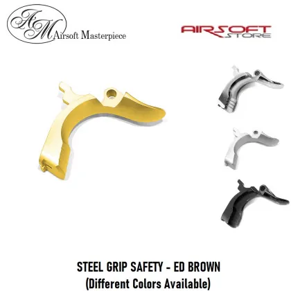 [2100000045631] STEEL GRIP SAFETY - ED BROWN (Matt Black)