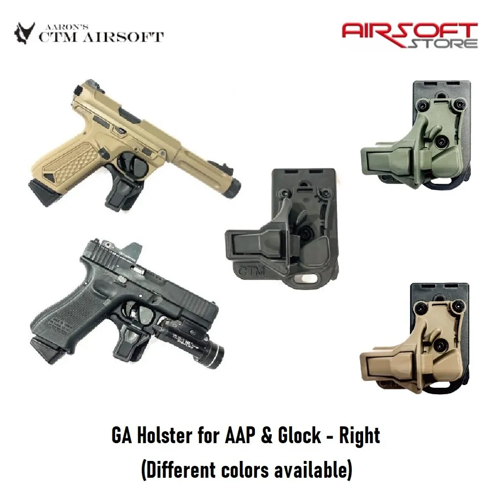 [2100000048052] GA Holster GEN2 for AAP & Glock - Right (Black)