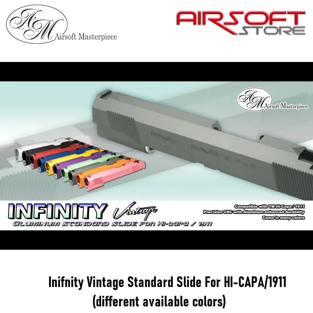[2100000048519] Inifnity Vintage Standard Slide For HI-CAPA/1911 (Black)