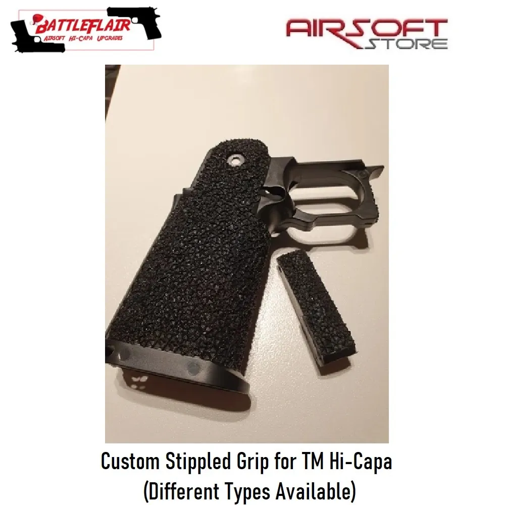 [2100000053858] Custom Stippled Grip for TM Hi-Capa (Diamond)