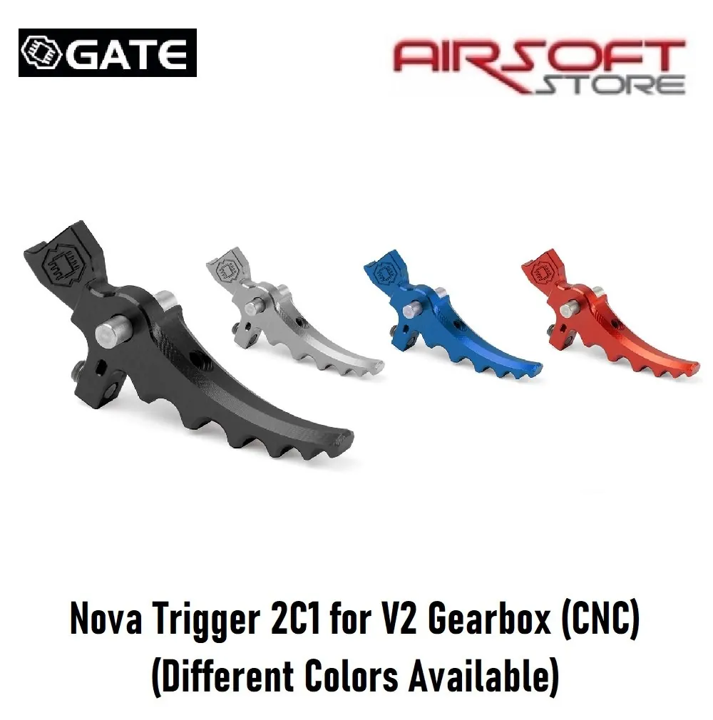 [2100000061112] Nova Trigger 2C1 for V2 Gearbox (CNC) (Black)