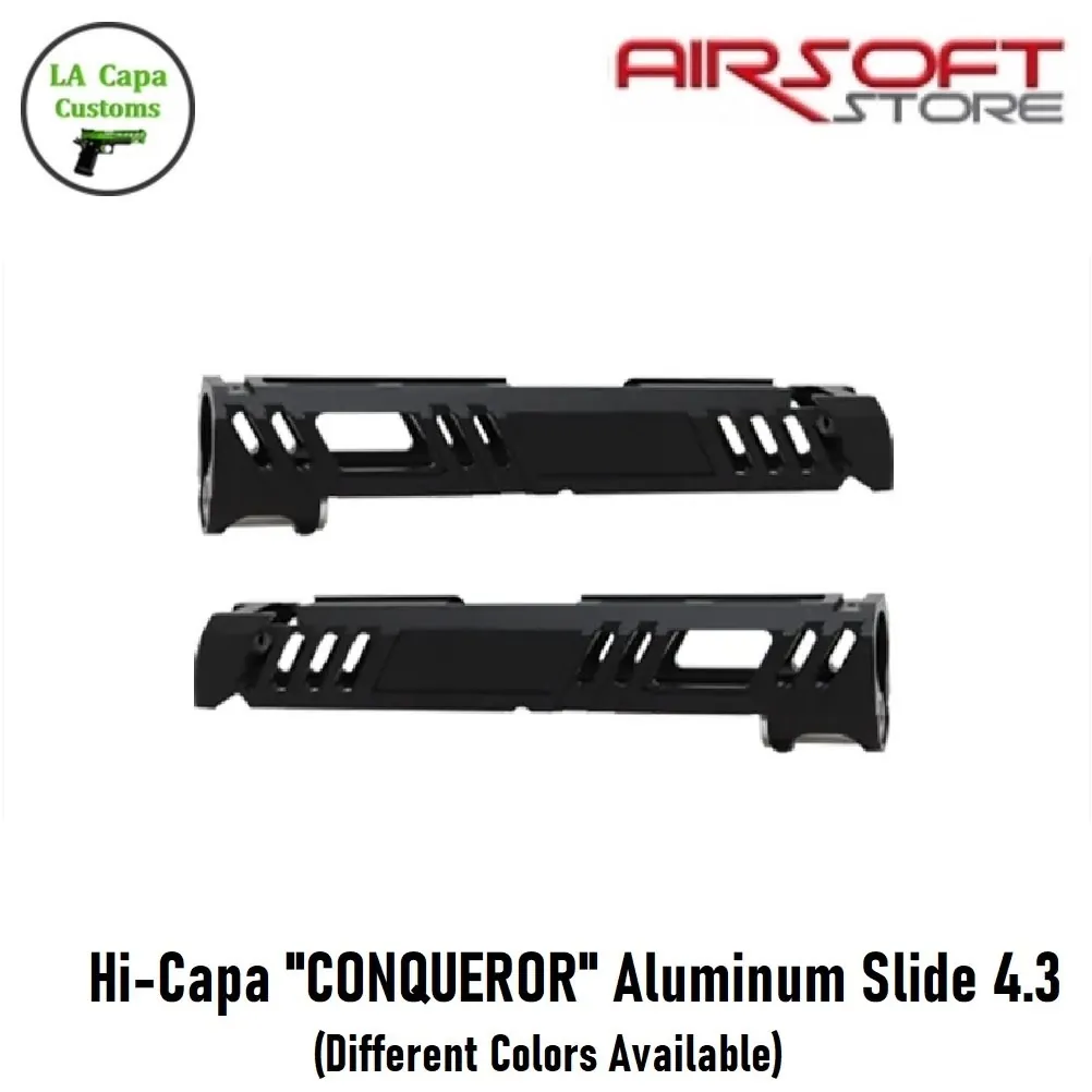 [2100000061853] Hi-Capa "CONQUEROR" Aluminum Slide 4.3 (Black)