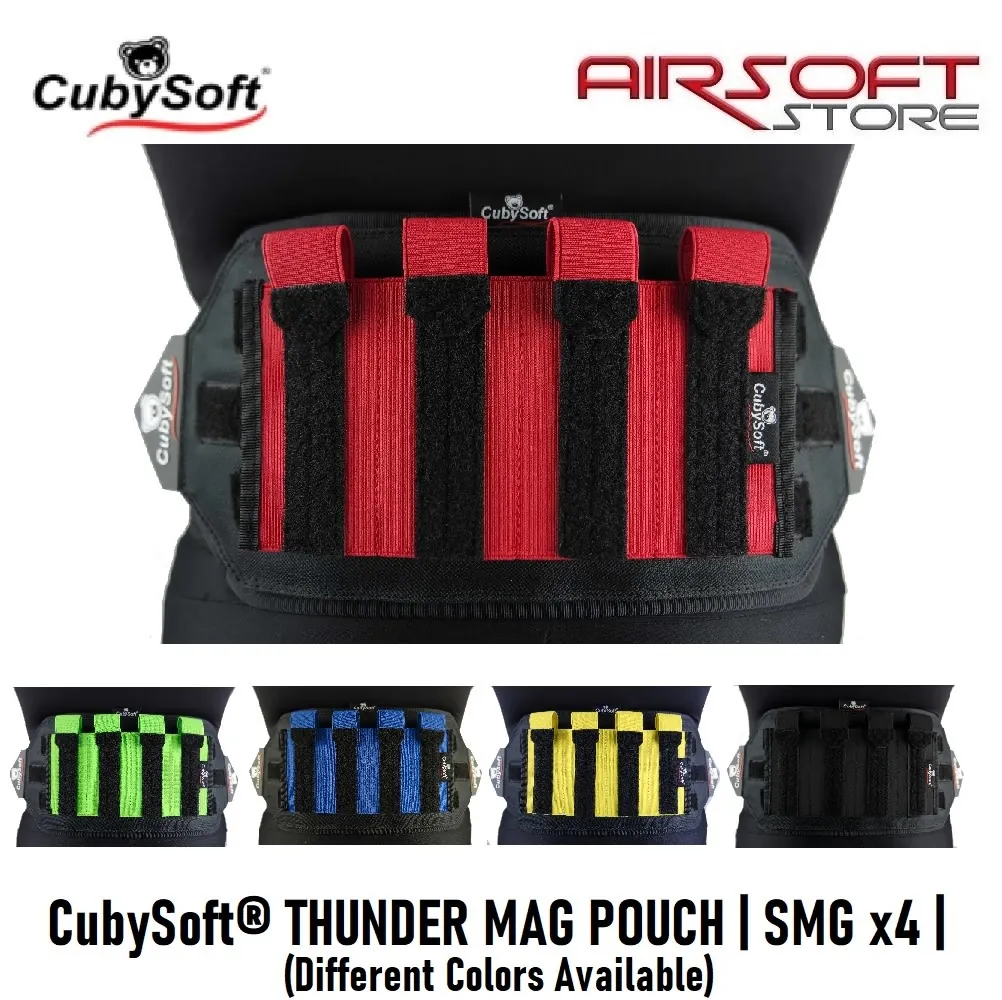 [2100000061969] THUNDER MAG POUCH | SMG x4 | (Black)