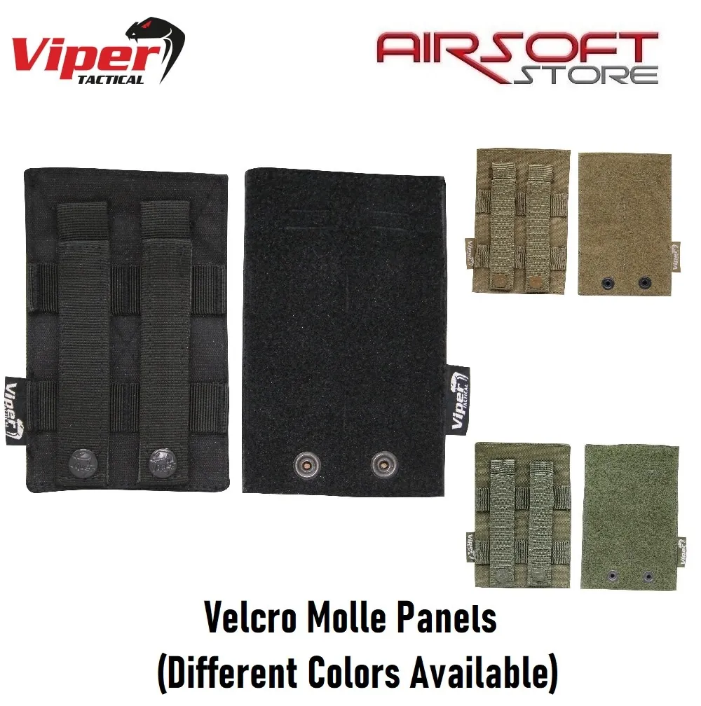 [2100000063420] Velcro Molle Panels (Black)
