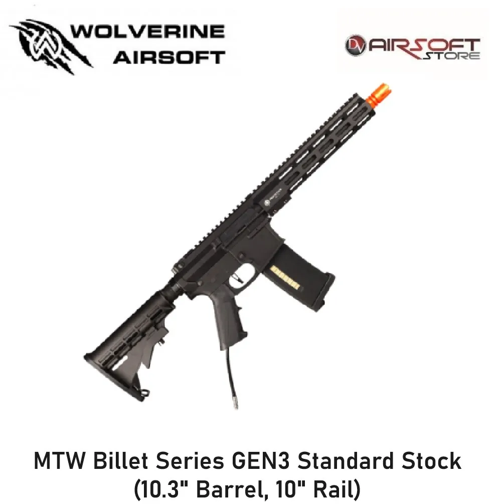 MTW Billet Series GEN3 Standard Stock (10.3" Barrel, 10" Rail)