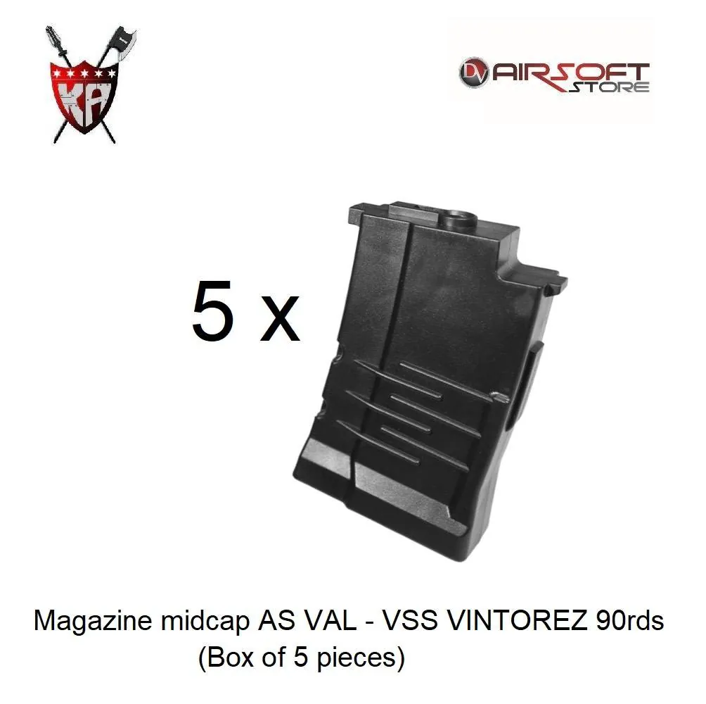 Magazine midcap AS VAL - VSS VINTOREZ 90rds (box of 5)