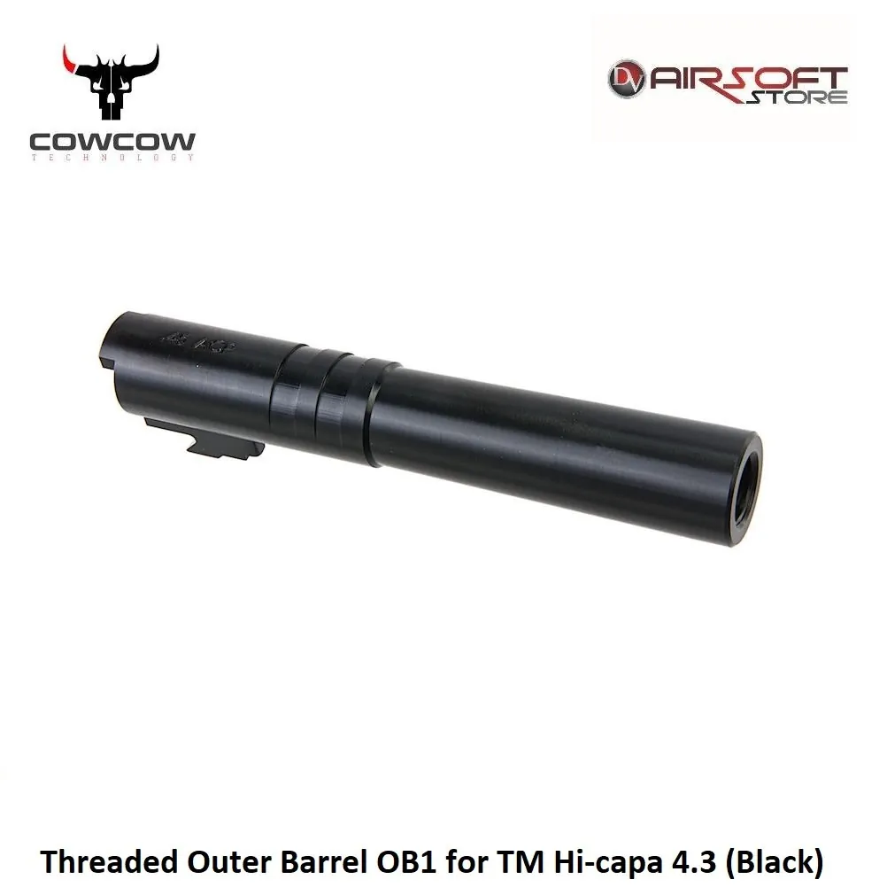 Threaded Outer Barrel OB1 for TM Hi-capa 4.3 (Black)