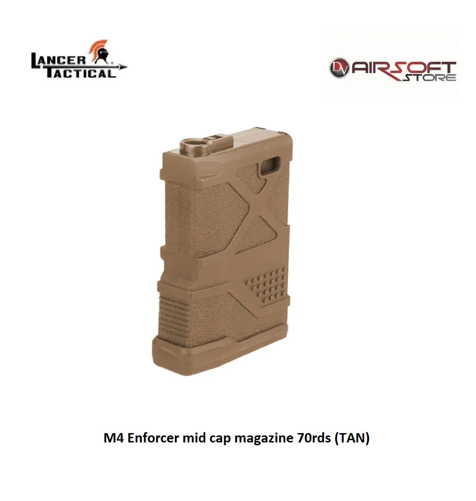 M4 Enforcer mid cap magazine 70rds (TAN)