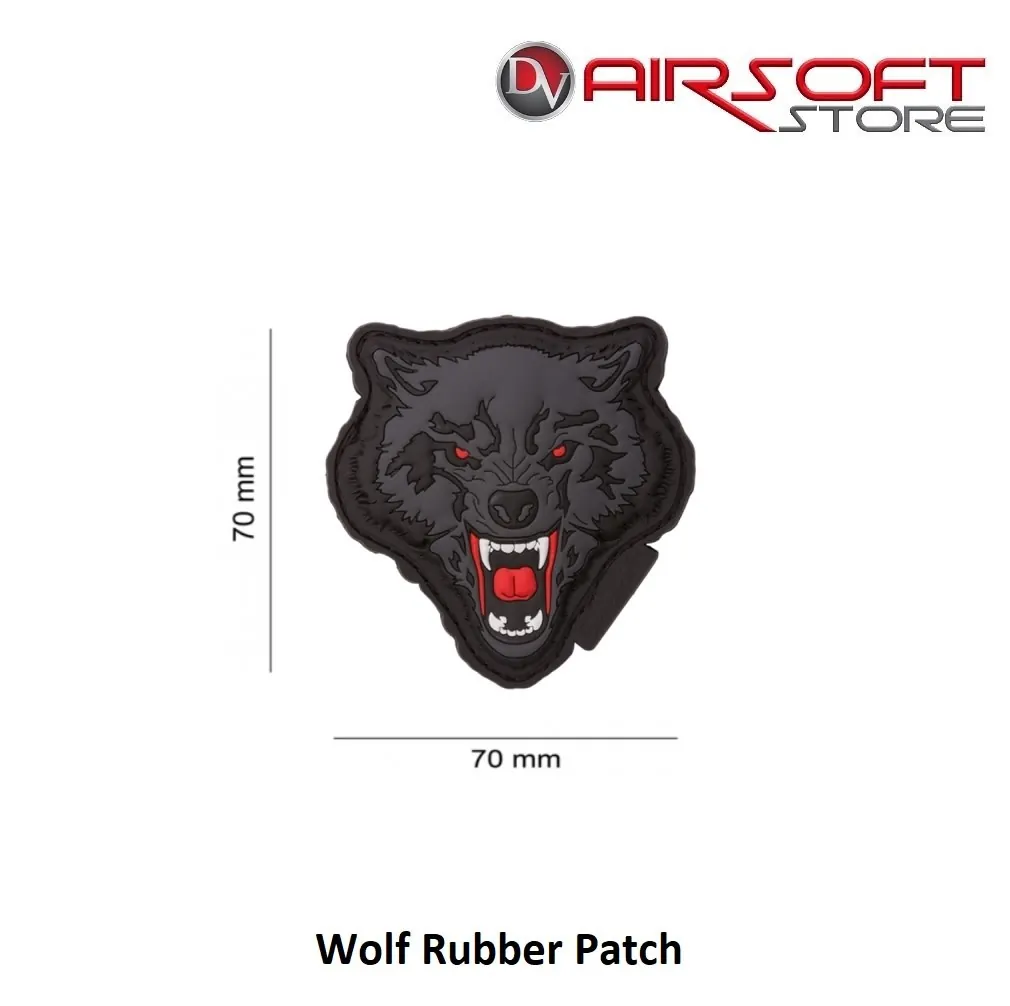 Wolf Rubber Patch
