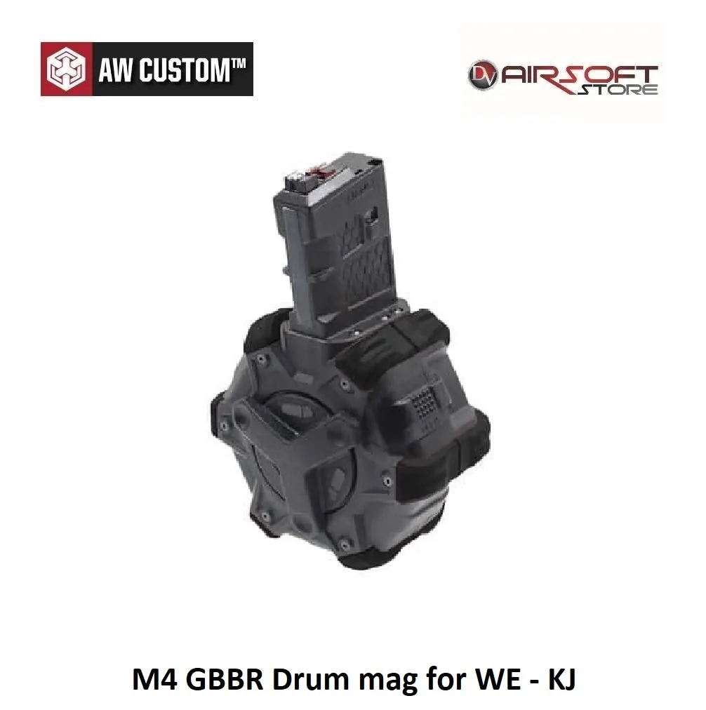 M4 GBBR Drum mag for WE - KJ