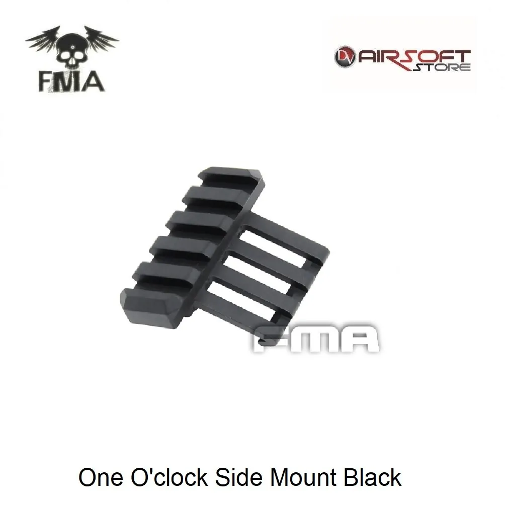 One O'clock Side Mount Black