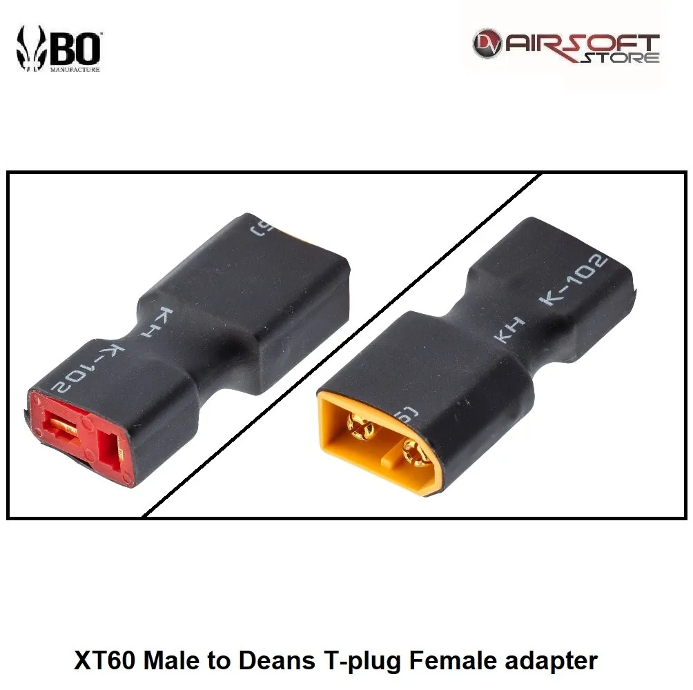 XT60 Male to Deans T-plug Female adapter