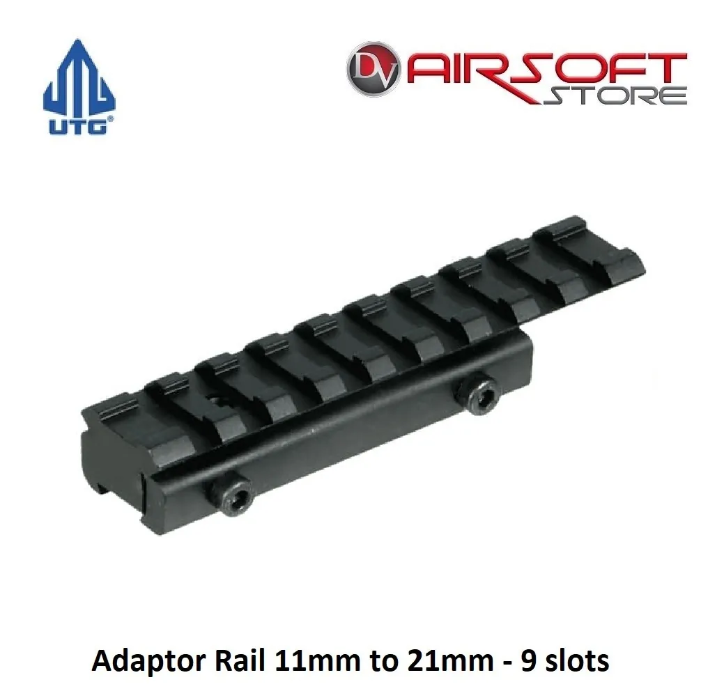 [2100000040889] Adaptor Rail 11mm to 21mm - 9 slots