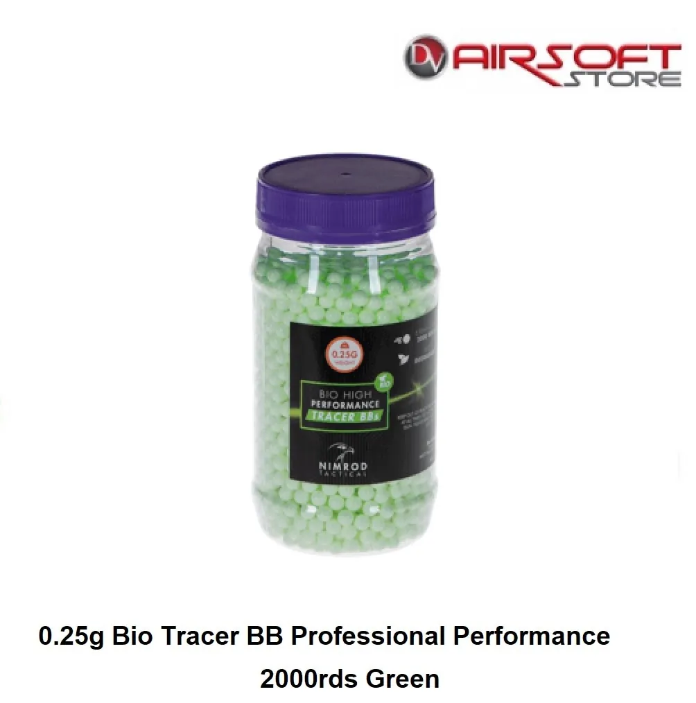 0.25g Bio Tracer BB Professional Performance 2000rds green