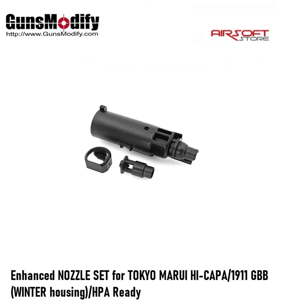 [2100000045082] Enhanced NOZZLE SET for TOKYO MARUI HI-CAPA/1911 GBB (WINTER housing)/HPA Ready