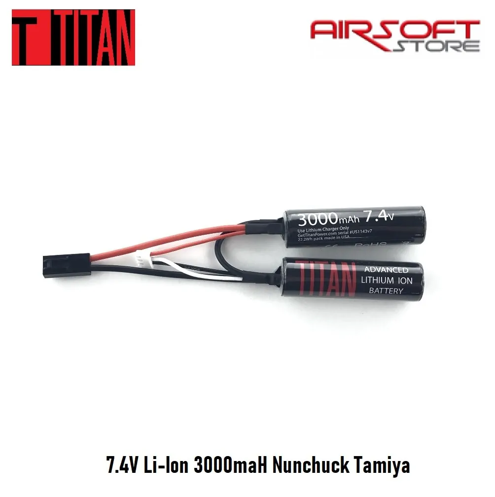 [2100000046911] 7.4V Li-Ion 3000maH Nunchuck Tamiya