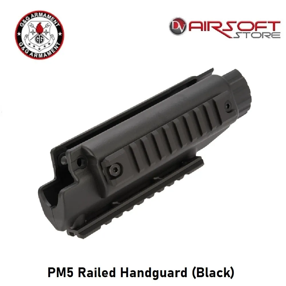 [2100000050444] PM5 Railed Handguard (Black)