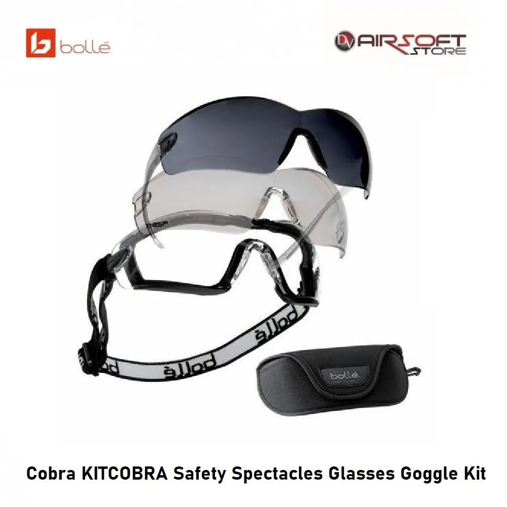 [2100000050826] Cobra KITCOBRA Safety Spectacles Glasses Goggle Kit